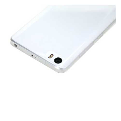 Бампер Xiaomi Mi5, силиконовый, матовый, белый (White) 2