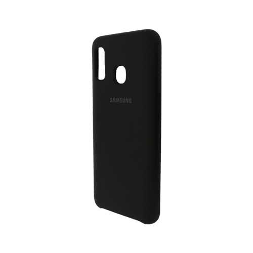 Чехол Samsung Galaxy A30 (2019) Silicone cover, черный 1-satelonline.kz