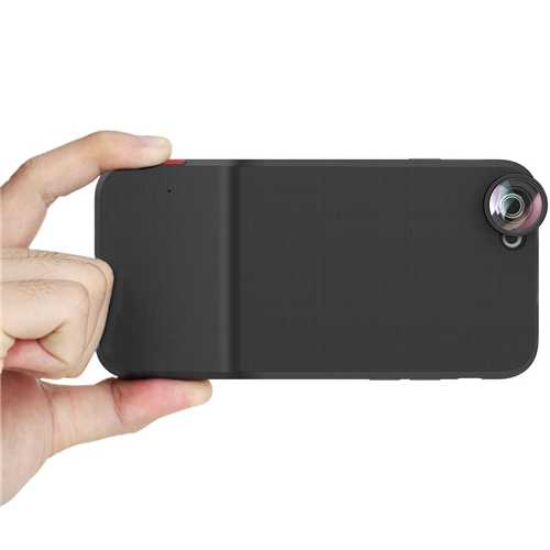 Чехол крышка (Rock) Apple iPhone 6 Plus/6s Plus, Easy-shot case (Selfie stick), черный (Black) 1-satelonline.kz