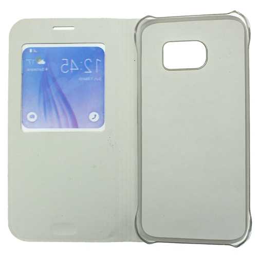 Чехол View Cover для Samsung Galaxy S7, белый (White) 4