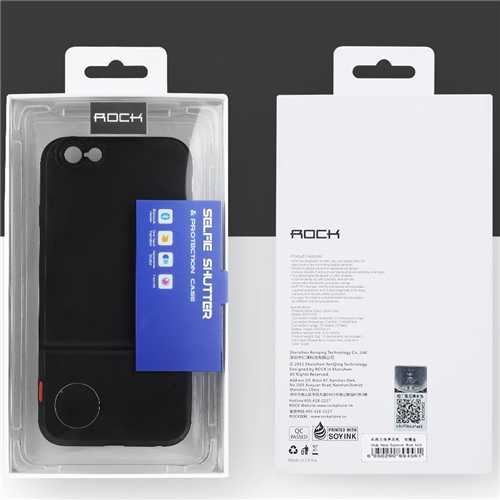 Чехол крышка (Rock) Apple iPhone 6 Plus/6s Plus, Easy-shot case (Selfie stick), черный (Black) 3
