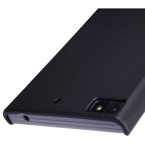 Чехол-крышка (Nillkin) Blackberry Z3, пластиковый, черный (Black) 3
