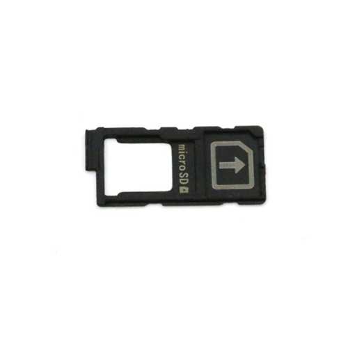 Держатель SIM/MicroSD-карты Sony Xperia Z3+ E65533, черный (Дубликат - качественная копия) 2