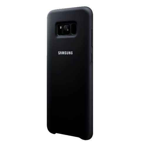 Чехол Samsung Galaxy S8+ (2018), силиконовый, черный 2