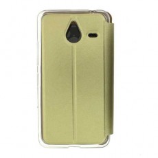 Чехол View Cover для Nokia Lumia 640 LTE XL DS, золотой (Gold)