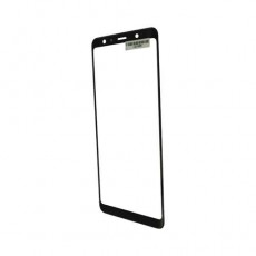 Стекло дисплея Samsung Galaxy A7 (2018) A750, черный (Black) (Дубликат - качественная копия)