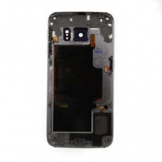 Корпус Samsung Galaxy S6 Edge SM-G925F, черный (Black) (Дубликат - качественная копия)
