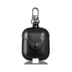 Leather case for Apple AirPods, Black