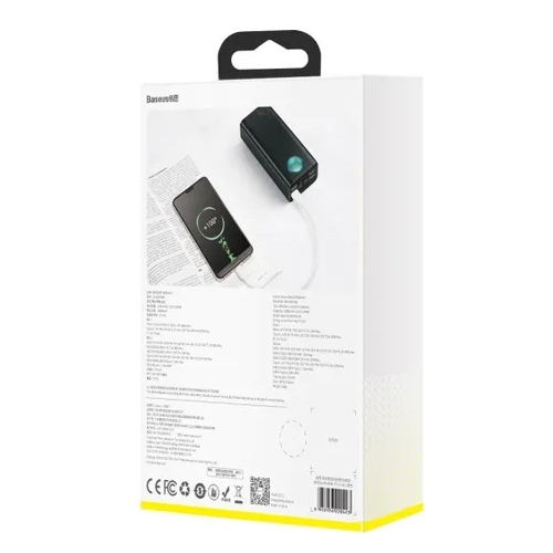 Внешний аккумулятор Baseus Amblight Digital Quick Charge PPLG-A01 30000 мАч черный 4
