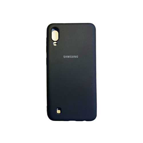 Чехол Samsung Galaxy A10 (2019) силикон, черный 1-satelonline.kz