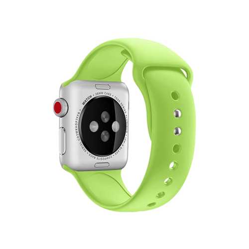 Ремешок Apple Watch 42-44mm Sport Band, токсично-ярко-зеленый 2