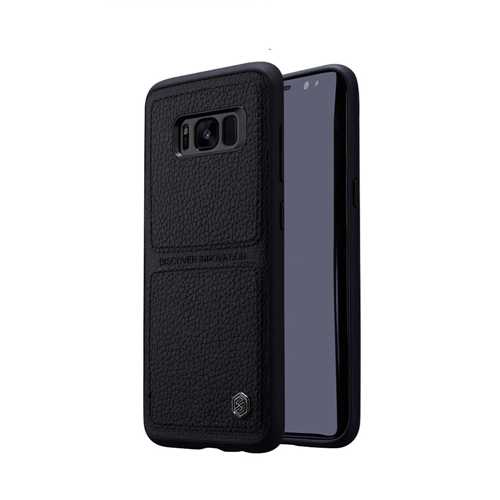 Чехол (Nillkin) Samsung Galaxy S8+/G955 BURT, кожаный, черный 1-satelonline.kz