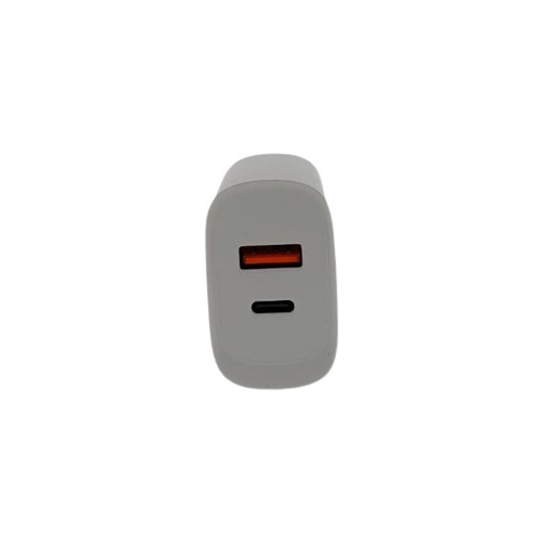Адаптер Satel 20W Fast Charger (DUAL Ports USB/USB-C) белый  3