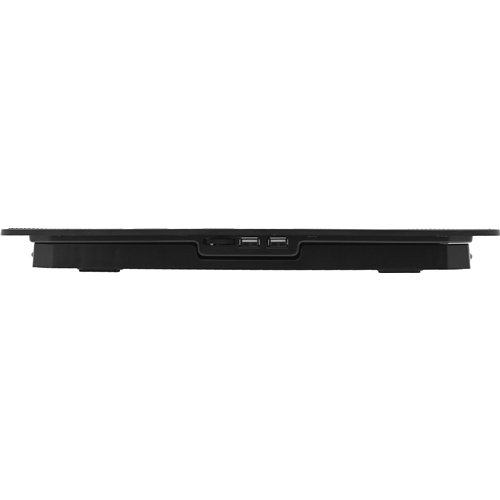 Подставка для ноутбука Buro BU-LCP156-B214H, USB power, 2x14cm LED, up to 15.6", black 3