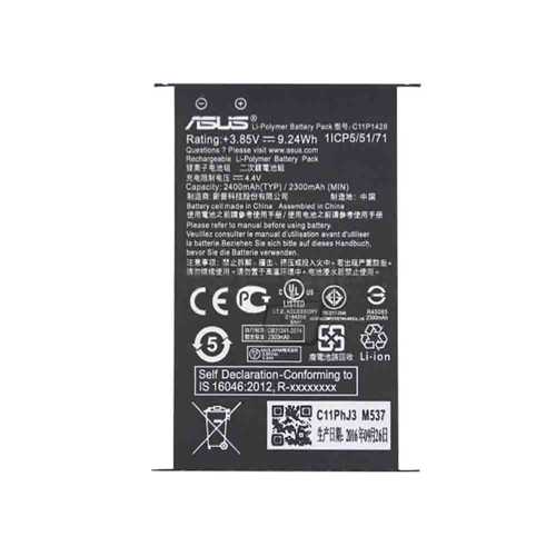Аккумуляторная батарея Asus ZenFone Go ZB452KG (B11P1428) (1ICP5/52/66), 2000mAh (Дубликат - качественная копия) 1-satelonline.kz