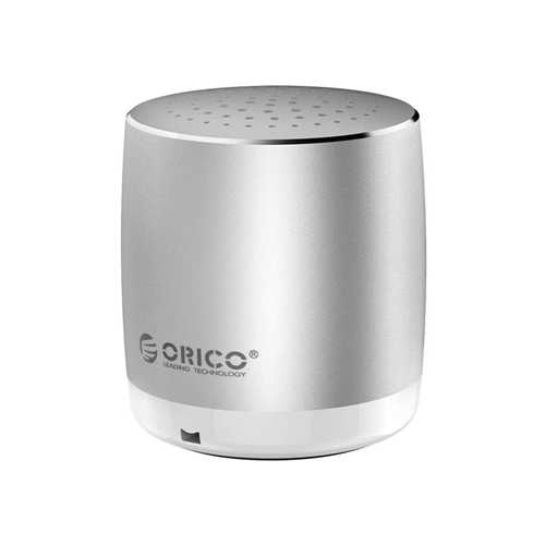 Портативный Bluetooth-динамик ORICO BS16-SV 3W, 45g, Bluetooth 4.2, 36x36x40mm 1-satelonline.kz