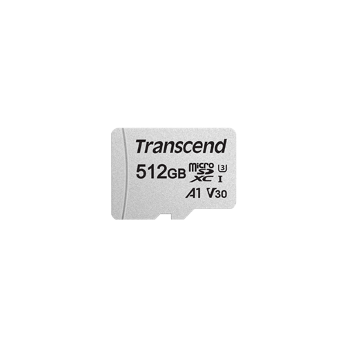 Карта памяти MicroSD 512GB Class 10 U3 A1 Transcend TS512GUSD300S-A 1-satelonline.kz