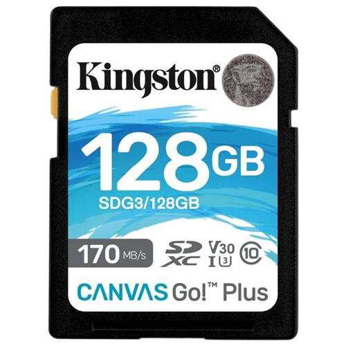 Карта памяти SD 128GB Class 10 U3 Kingston SDG3/128GB 1-satelonline.kz