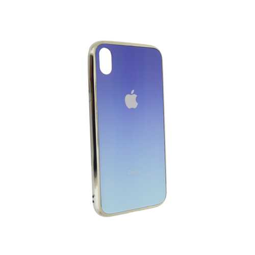 Чехол Apple iPhone XR, силиконовый, хамелеон голубой 1-satelonline.kz