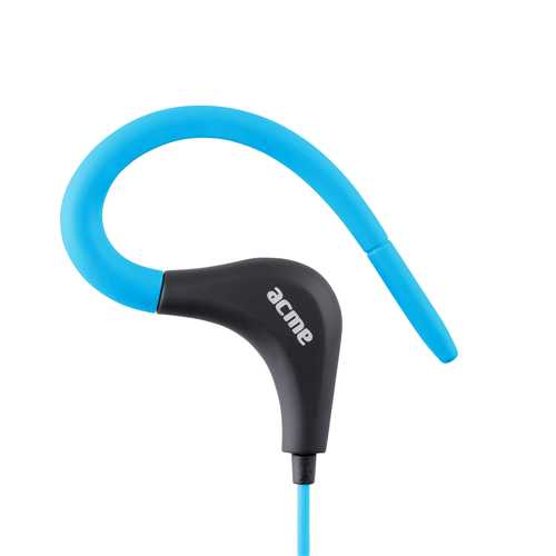 Проводные наушники ACME HE17B Sports action earphones with microphone in-line control/ Blue 4