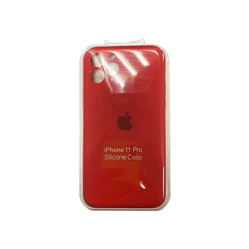 Чехол для Apple iPhone 11 Pro Silicone Case красный 1-satelonline.kz