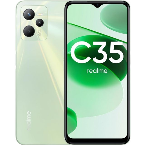 Смартфон Realme C35 4 ГБ/128 ГБ зеленый 1-satelonline.kz
