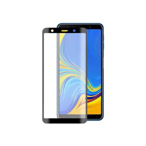 Защитное стекло 3D Samsung Galaxy A7 (2018), чёрный 1-satelonline.kz