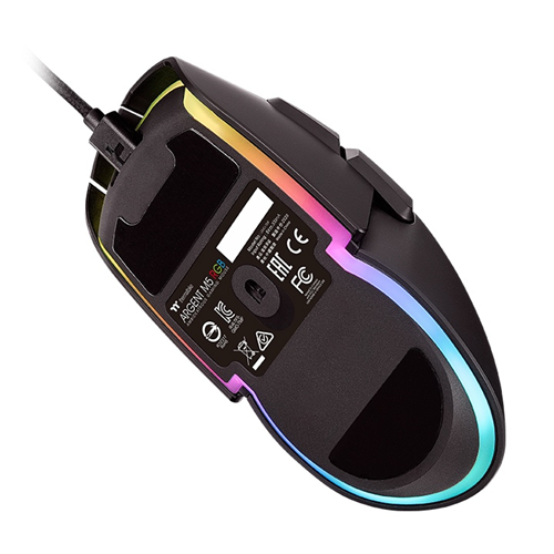 Mouse Thermaltake Argent M5 Wireless, 8 buttons, 800-16000 dpi, Optical,1.8m cable, USB, black 6