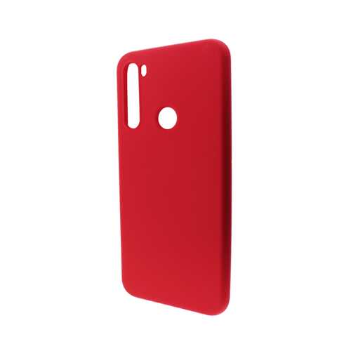 Чехол силиконовый BoraSCO Soft Touch с микрофиброй для Xiaomi Redmi Note 8 (красный) 1-satelonline.kz