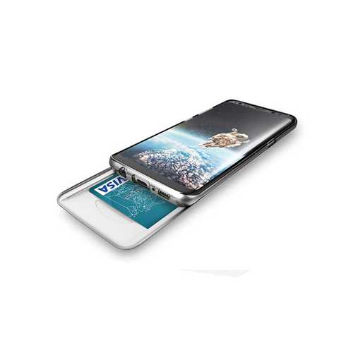Чехол HIDDEN CARD Samsung Galaxy S8 Plus/G955 пластиковый песочно-розовый 2