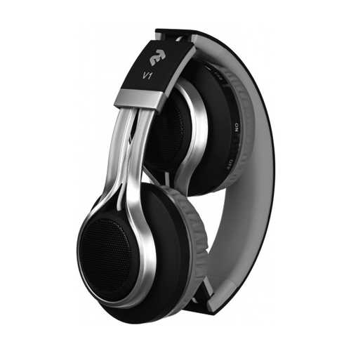 Наушники беспроводные 2E V1 ComboWay ExtraBass Wireless Over-Ear Headset Black (2E-OEV1WBK) 3
