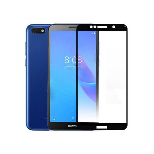 Защитное стекло 3D Huawei Y5 Prime (2018), чёрный 1-satelonline.kz