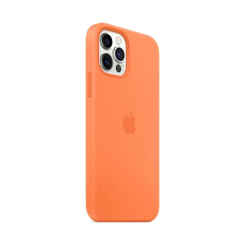 Чехол Apple iPhone 12/12 Pro силиконовый оранжевый 2