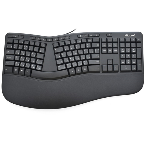 KeyBoard + mouse, USB, [RJU-00011] Microsoft Ergonomic Desktop, black 2