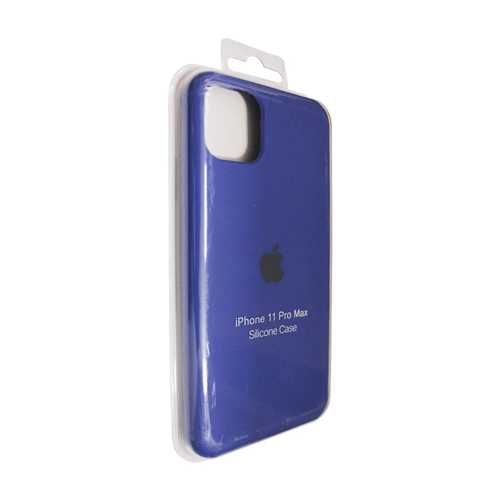 Чехол Apple iPhone 11 Pro Max Silicone Case, синий 1-satelonline.kz