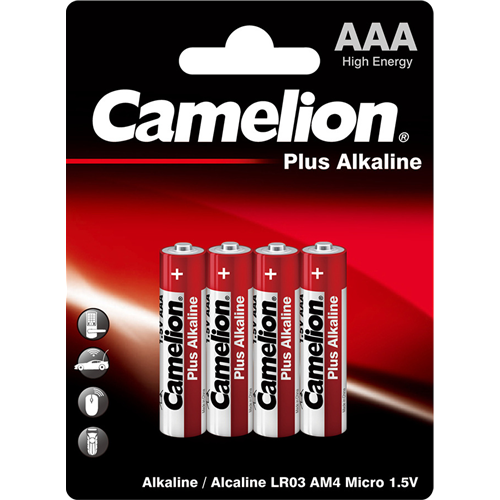 Батарейка CAMELION Plus Alkaline LR03-BP4 4 шт. в блистере 1-satelonline.kz