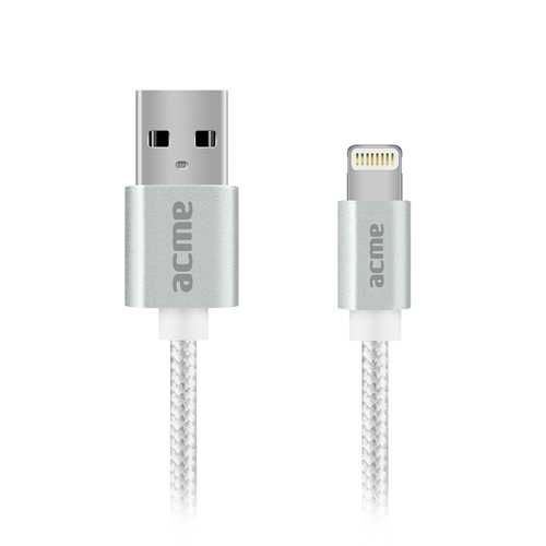 Кабель USB ACME CB2031S Lightning cable, 1m Silver 2