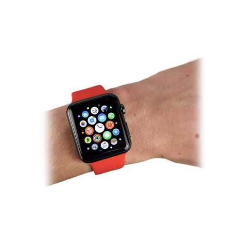 Спортивный ремешок Apple Watch 42-44мм Red Sport Band, красный 2