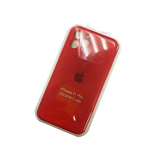 Чехол для Apple iPhone 11 Pro Silicone Case красный 2