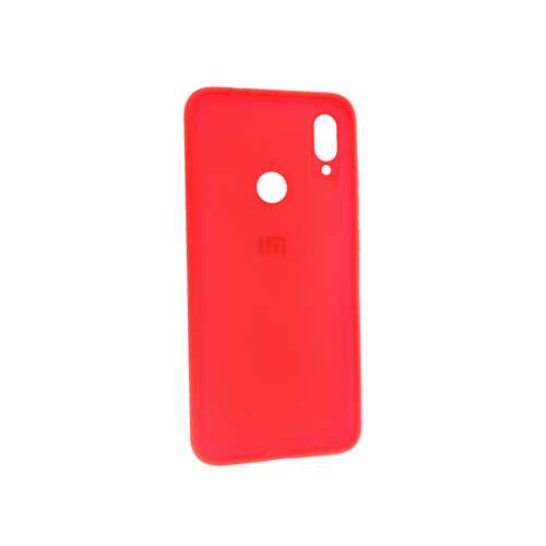 Чехол Xiaomi Redmi Note 7, силикон с оконтовкой, красный 2