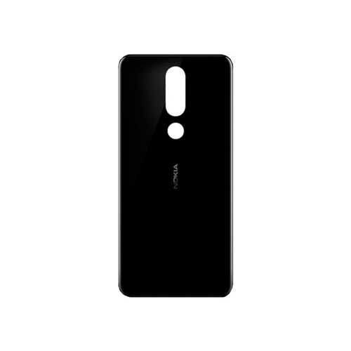 Задняя крышка Nokia 5.1 Plus, черный (Дубликат - качественная копия) 1-satelonline.kz