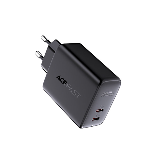 Зарядное устройство Acefast A9 PD40W(USB-C+USB-C) dual port (EU), белый 1-satelonline.kz