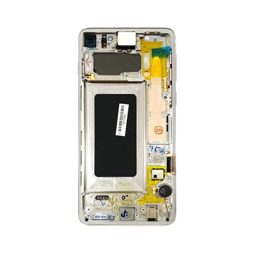 Дисплей Samsung Galaxy S10 G973, в сборе с сенсором, Белый (Оригинал) 2