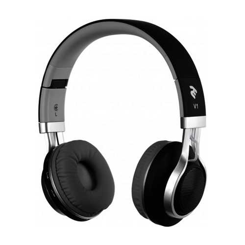 Наушники беспроводные 2E V1 ComboWay ExtraBass Wireless Over-Ear Headset Black (2E-OEV1WBK) 1-satelonline.kz
