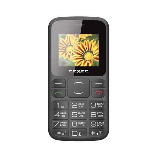 Мобильный телефон teXet TM-B208 черный 1-satelonline.kz