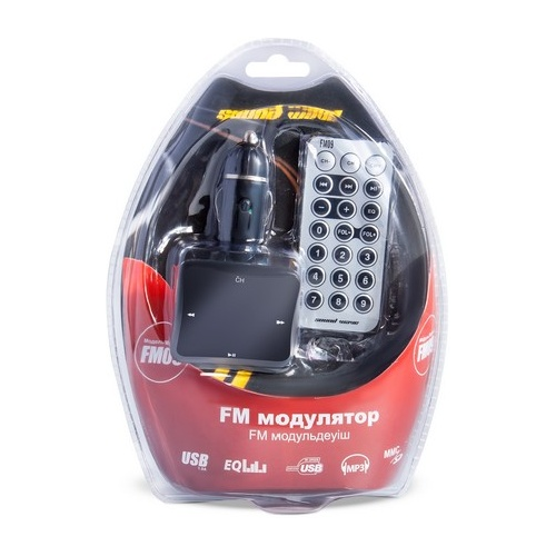 FM-Модулятор, Sound Wave, FM09, Пульт управления, Чёрный 3