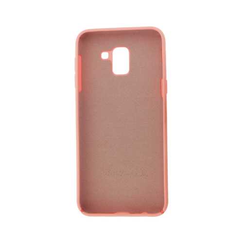 Чехол Samsung Galaxy J6 (2018), Silicone cover, розовый 2