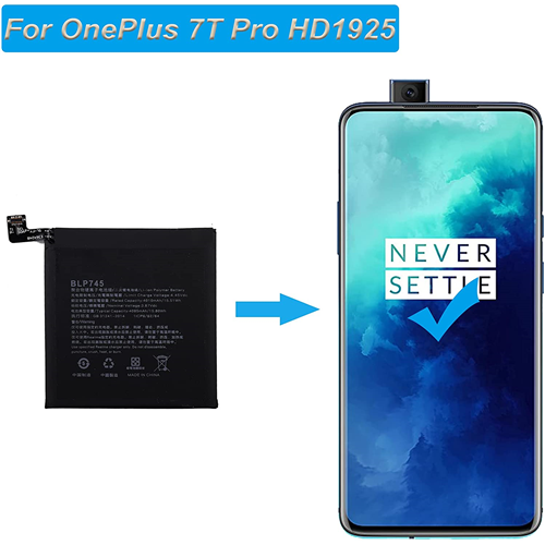 Аккумуляторная батарея Oneplus 7T Pro (BLP745), 4085mAh (Альтернативный бренд с оригинальным качеством) 4