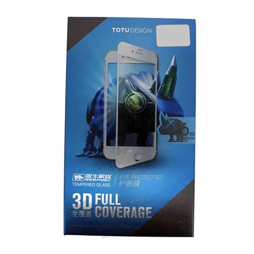 Защитное стекло (Totu) Apple iPhone 6 Plus/6s Plus, Rhinoceros family/3D Eye, черный 2