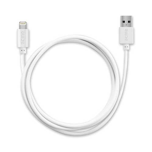 Кабель USB ACME CB1032W Lightning cable, 2m White 4